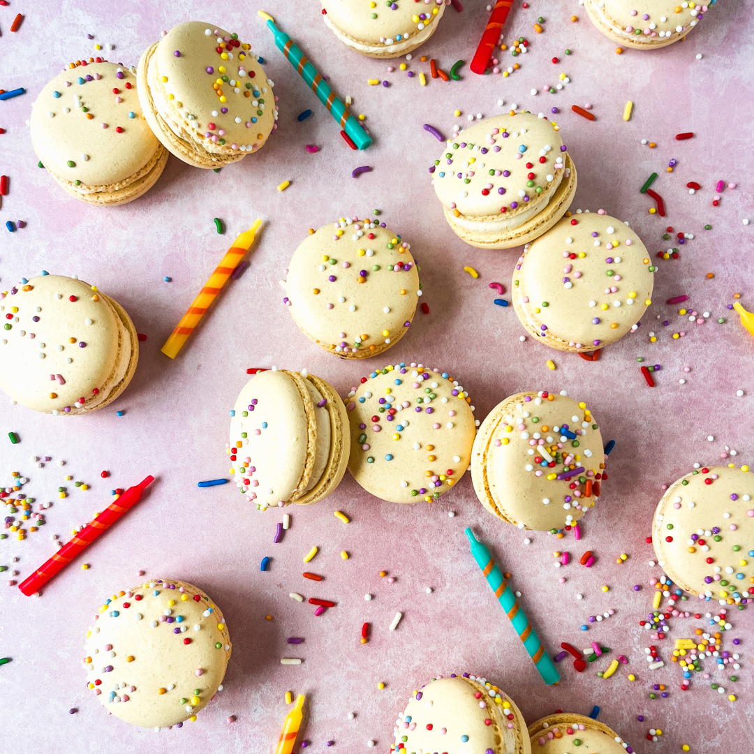 Birthday Cake Macarons: A Sprinkle-Filled Celebration